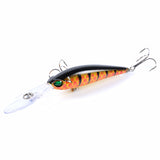 6x Popper Minnow 9.4cm Fishing Lure Lures Surface Tackle Fresh Saltwater