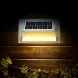 Solar Step Light – Warm White with Silver Case