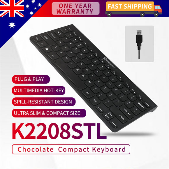 PC Keyboard Ergonomic USB Interface Multimedia Hotkey for Notebook Labtop