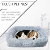 Pet Dog Comfort Bed Plush Bed Comfortable Nest Removable cleaning Kennel L