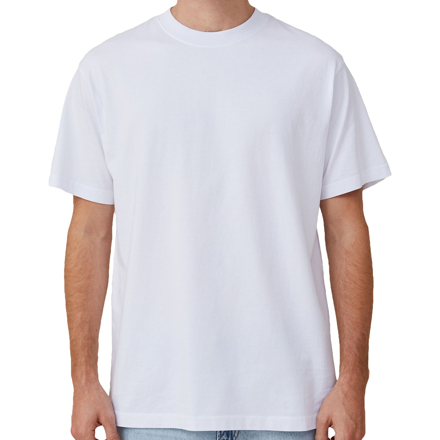 Adult 100% Cotton T-Shirt Unisex Men's Basic Plain Blank Crew Tee Tops Shirts, Dark Blue, M
