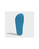 Blue/White Adidas Slides with Cloudfoam Cushioning - 9 US