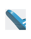 Blue/White Adidas Slides with Cloudfoam Cushioning - 8 US