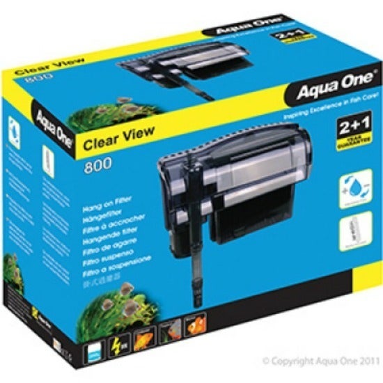 Aqua One Clear View Hang On Filter 800 Waterfall Hang On Back 29029