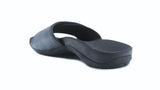 Axign Orthotic Slides Slip On Thongs Slippers Flip Flops - Black - EUR 39 (Mens UK6/Ladies US8)