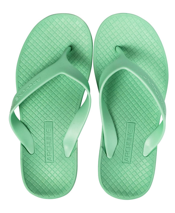 ARCHLINE Orthotic Thongs Arch Support Shoes Footwear Flip Flops - Dew Green - EUR 36