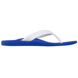 ARCHLINE Orthotic Thongs Arch Support Shoes Footwear Flip Flops Orthopedic - Blue/White - EUR 44