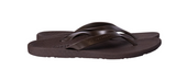 ARCHLINE Orthotic Thongs Arch Support Shoes Footwear Flip Flops Orthopedic - Brown/Brown - EUR 42