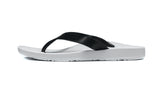 ARCHLINE Orthotic Thongs Arch Support Shoes Footwear Flip Flops Orthopedic - White/Black - EUR 38