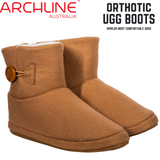 Archline Orthotic UGG Boots Slippers Arch Support Warm Orthopedic Shoes - Chestnut - EUR 36 (Women's US 5/Men's US 3)