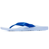 ARCHLINE Flip Flops Orthotic Thongs Arch Support Shoes Footwear - White/Blue - EUR 35