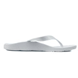 ARCHLINE Flip Flops Orthotic Thongs Arch Support Shoes Footwear - White/White - EUR 47