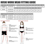 HUSKI Mens Cargo Shorts Work Casual Workwear - Bone