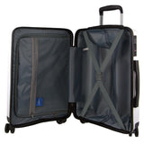 Pierre Cardin Inspired Milleni Hardshell 3-Piece Luggage Bag Set Travel Suitcase - White