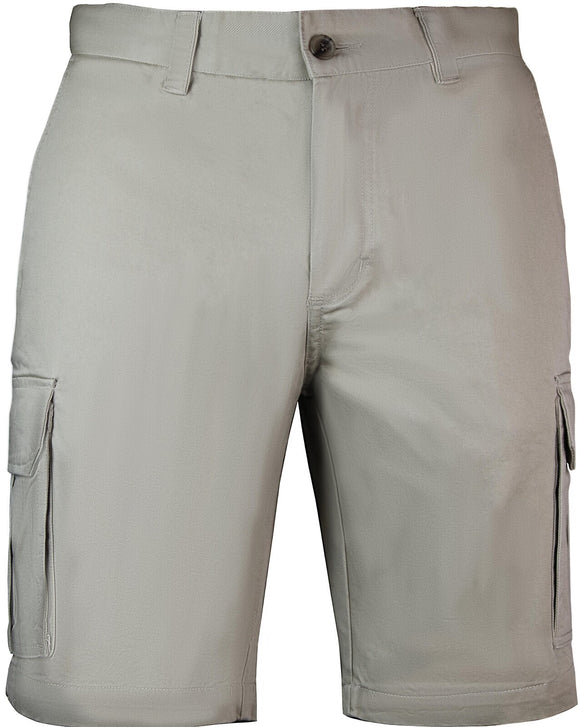 Mens Cargo Shorts 100% Cotton - Fawn - 36 (92cm)