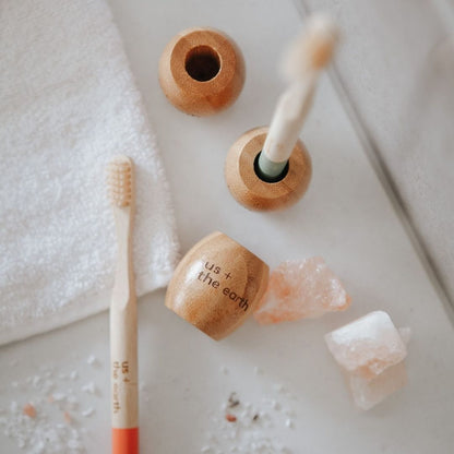 Eco-friendly Bamboo Toothbrush Travel Set