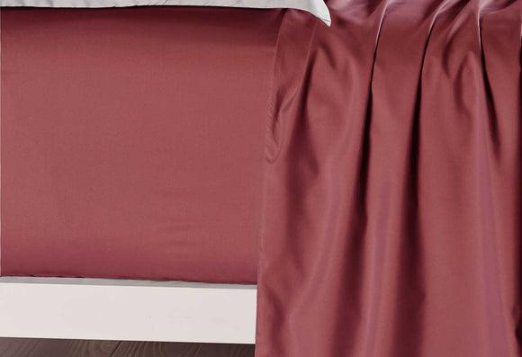 Queen Size Burgundy Color Fitted Sheet