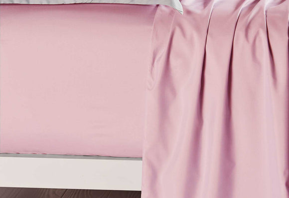 Queen Size Pink Color Fitted Sheet