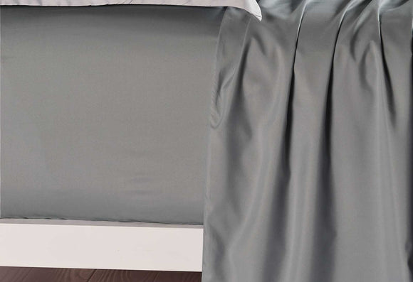 Queen Size Slate Color Fitted Sheet