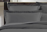 Super King Size 500TC Cotton Sateen Quilt Cover Set (Charcoal Color)