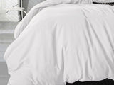 Luxton King Size White Vintage Washed Cotton Quilt Cover Set(3PCS)