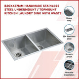 Stainless Steel Sink - 820x457mm