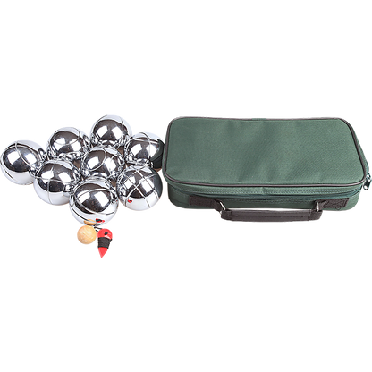 Deluxe Boules Bocce 8 Alloy Ball Set