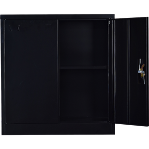 Two-Door Shelf Office Gym Filing Storage Locker Cabinet Safe