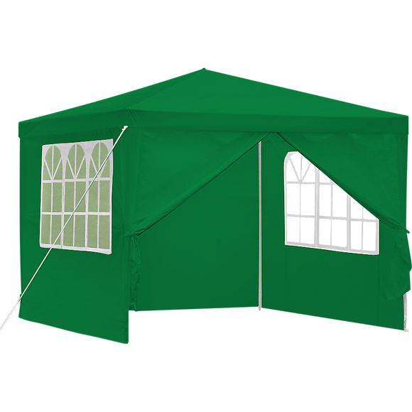 3x3m Gazebo Outdoor Marquee Tent Canopy Green