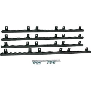 Sliding Gate Hardware Accessories Kit - 4m Gear Rack Track