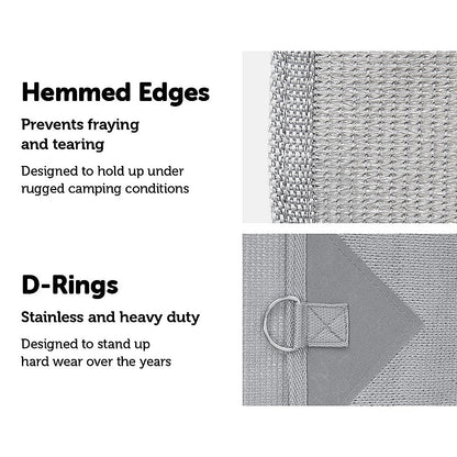 4.0m Caravan Privacy Screen Side Sunscreen Sun Shade for 14' Roll Out Awning