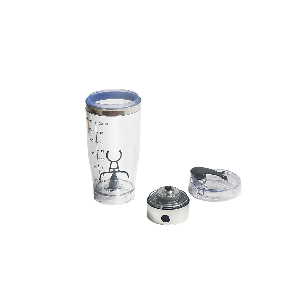 Electric Smart Portable Blender Protein Shaker Detachable Mixer Cup Bottle-600ml