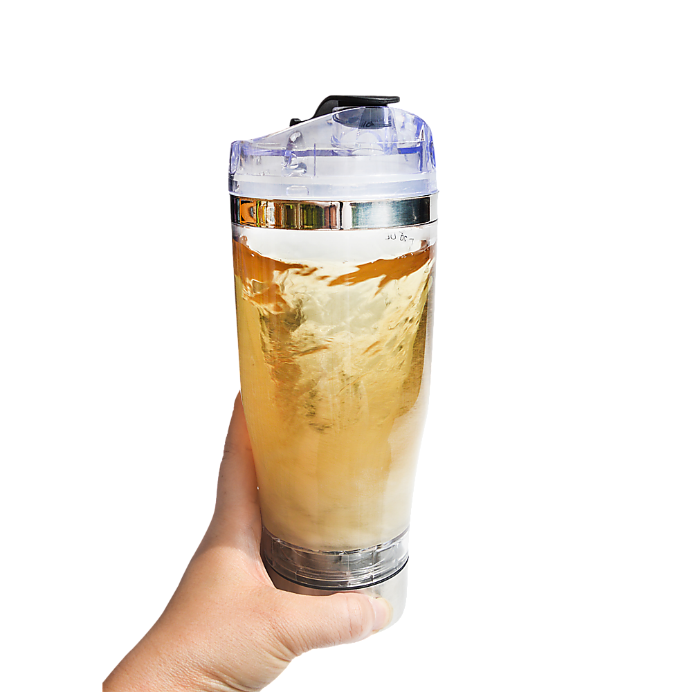 Electric Smart Portable Blender Protein Shaker Detachable Mixer Cup Bottle-600ml