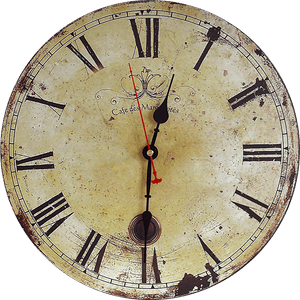 Large Vintage Wall Clock Kitchen  Office Retro Timepiece