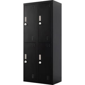 Four-Door Office Gym Shed Storage Locker
