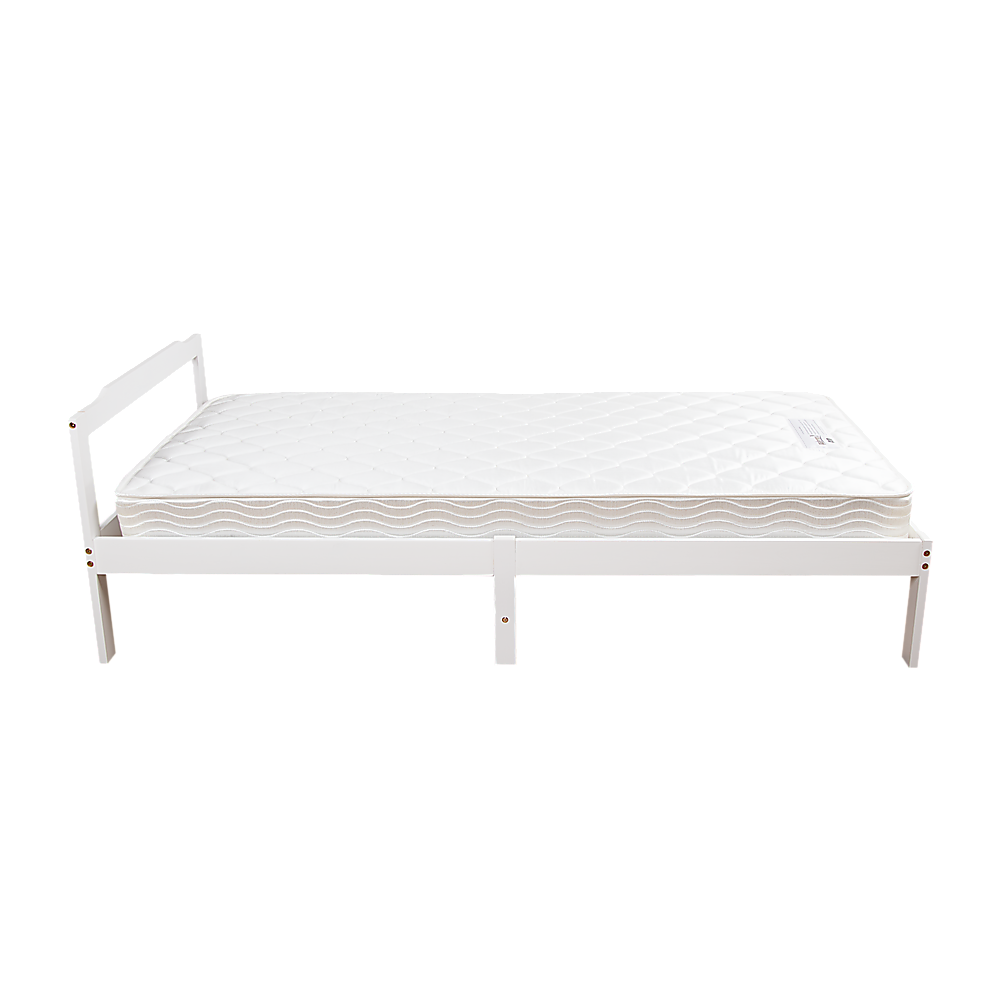 Natural Wooden Single Bed Frame Home Furniture