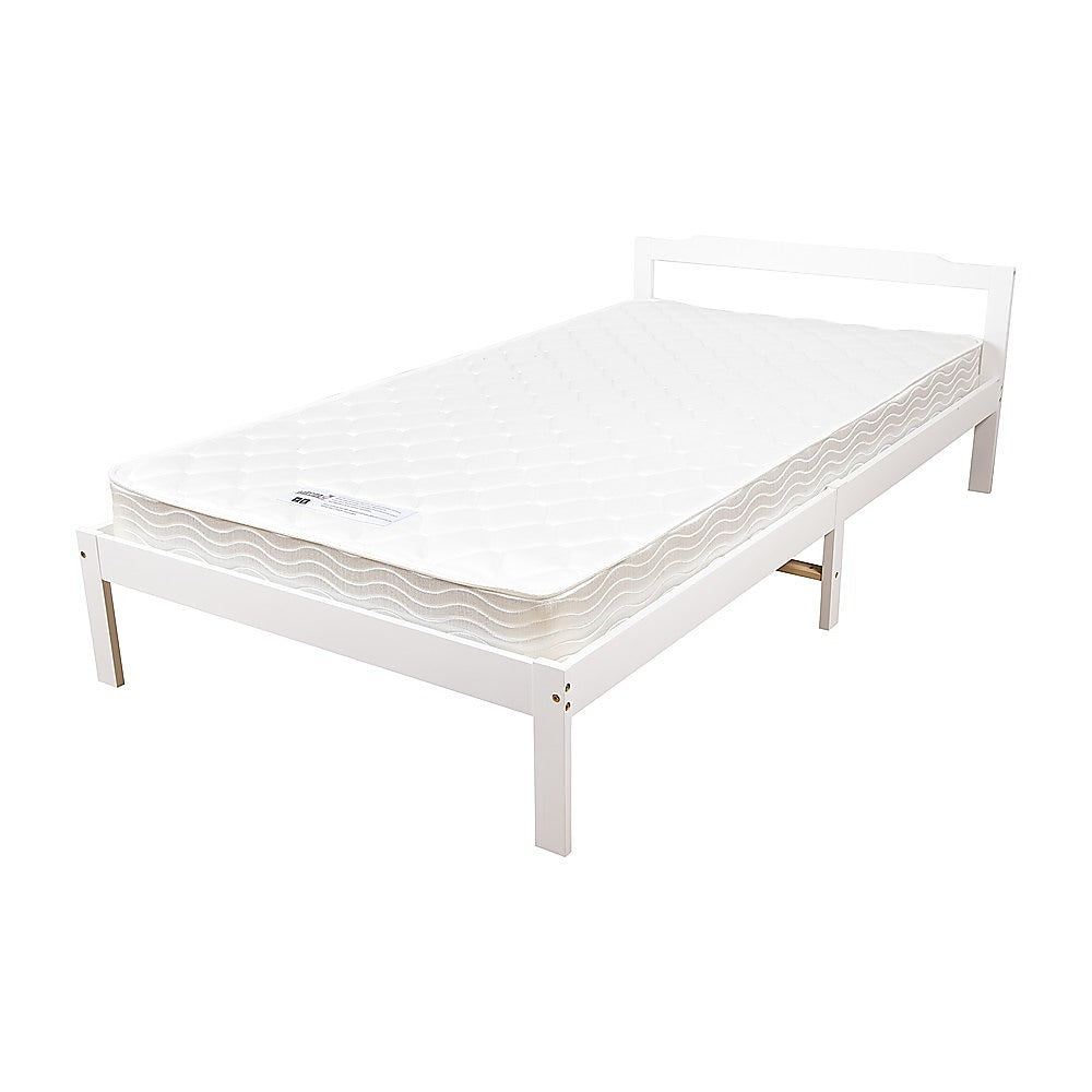 Natural Wooden King Bed Frame Home Furniture