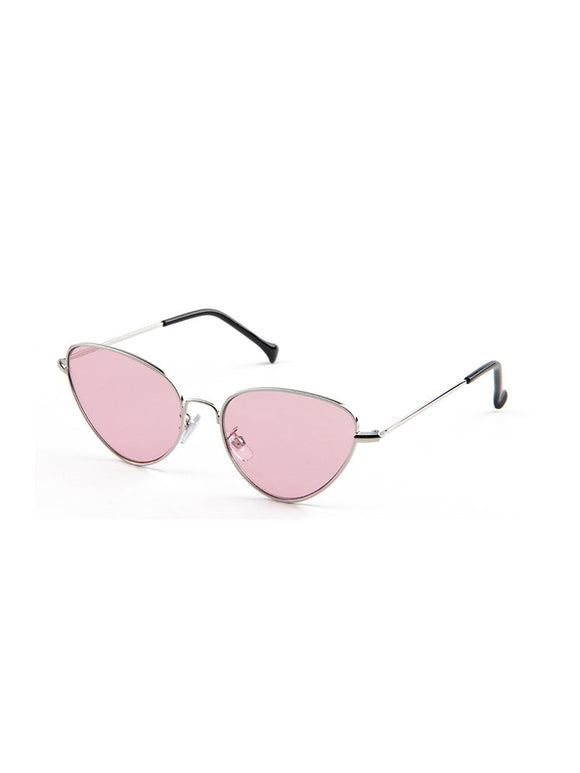 Fashion Sunglasses - Catania - Silver - Pink