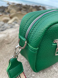 Cheeky X Vegan PU Leather Melbourne Crossbody - Emerald Green