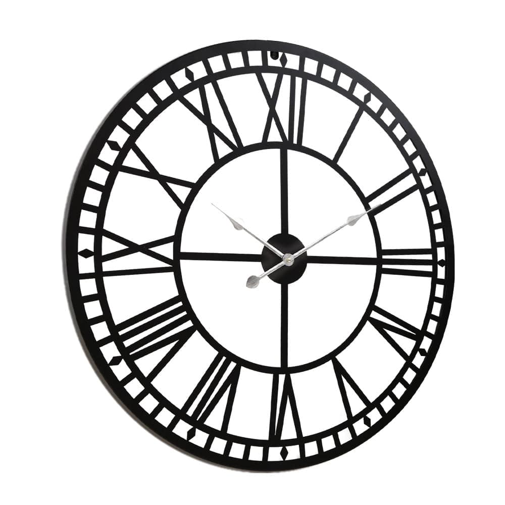 Wall Clock Large Modern Vintage Retro Metal Clocks Handmade 80cm
