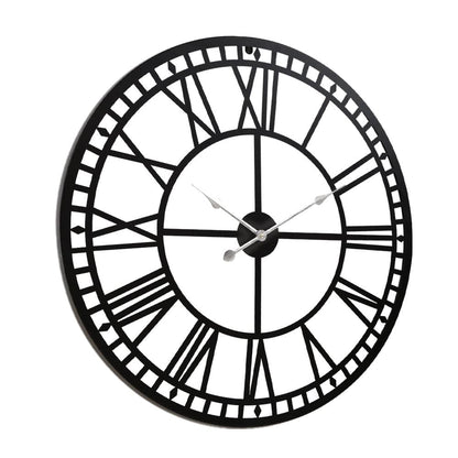 Wall Clock Large Modern Vintage Retro Metal Clocks Handmade 80cm