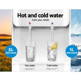 22L Water Cooler Dispenser Top Loading Hot Cold Taps Filter Purifier Bottle