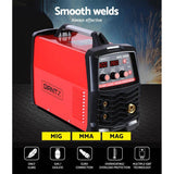 300 Amp Inverter Welder DC MIG MMA Gas Gasless Welding Machine Portable-Giantz