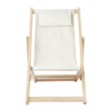 Deck Chair Outdoor  Furniture Beige