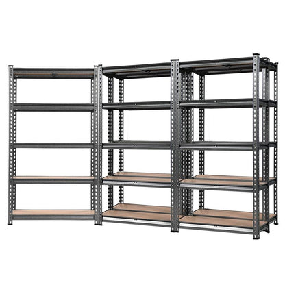 Giantz 5x0.7M Warehouse Racking Shelving Storage Rack Steel Garage Shelves