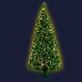 Jingle Jollys 1.8m Christmas Tree Optic Fibre LED Xmas tree Warm White