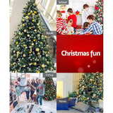 Jingle Jollys Christmas Tree 1.8m Snowy Xmas Tree Decoration 800 Tips