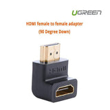 UGREEN HDMI female to female adapter (90 Degree Down) (20109)
