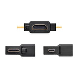 UGREEN Micro HDMI + Mini HDMI Male to HDMI Female Adapter (20144)
