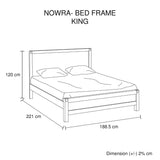 Nowra King Bed